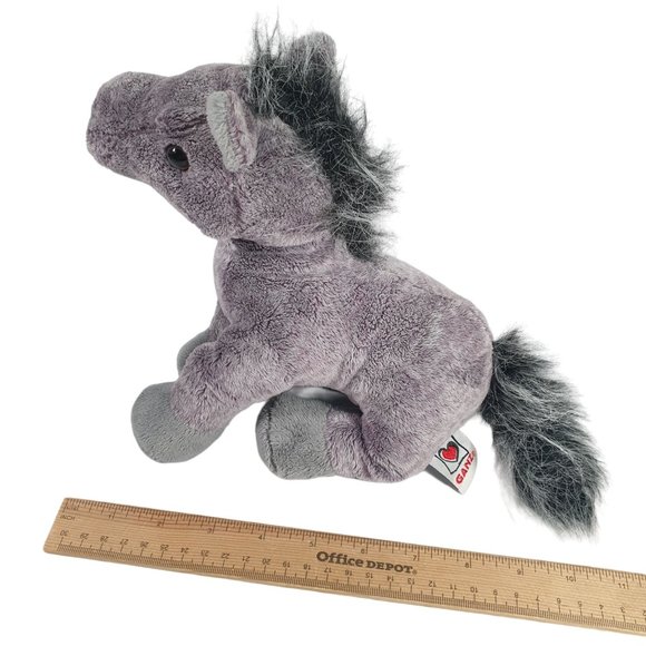 Webkinz Ganz Pony Plush Toy Child HM098 Soft Clean NO CODE Grey Arabian Horse - Picture 3 of 7